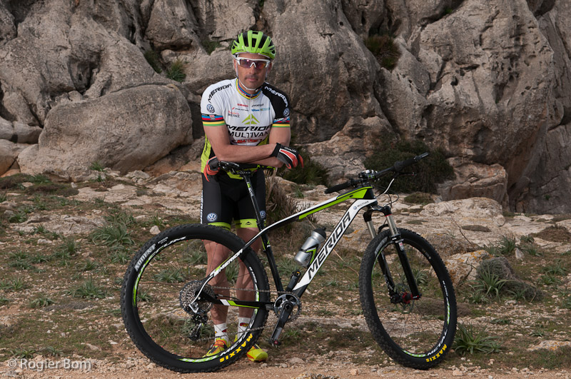 José Hermida with the Merida Big Seven